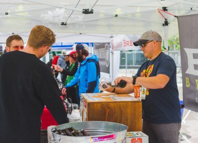 Epic Brewing pours off some of their signature brew for this year's event. Photo: Talyn Sherer