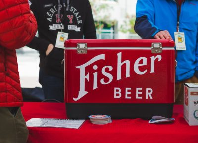 Fisher Beer was unsurprisingly packed as their cult following of beer lovers swarmed their booth. Photo: Talyn Sherer