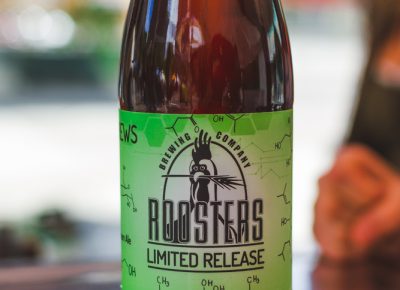 Rooster's limited release of their blueberry cream ale was amazing but so are those new labels they are sporting. Photo: Talyn Sherer