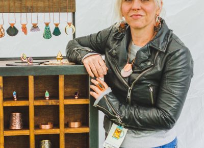 Rachel Johnson of House of Tenebris is a copper and brass aficionado whose style is unmatched in Salt Lake. Photo: Talyn Sherer