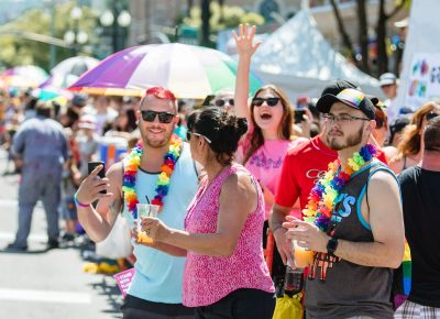 So many friendly faces on the streets for SLC Pride. Photo: Logan Sorenson | Lmsorenson.net