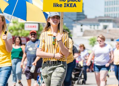 Many clubs, businesses and candidates participated in the SLC Pride Parade. Photo: Logan Sorenson | Lmsorenson.net