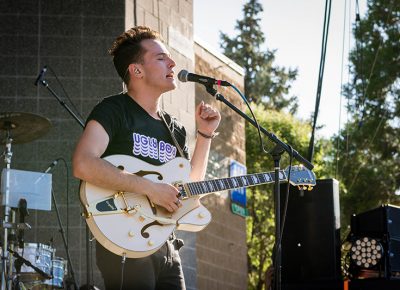 Jammin' in the summer sun.