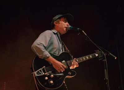 Scott McMicken crooning over some smooth guitar riffs. Photo: Matthew Hunter