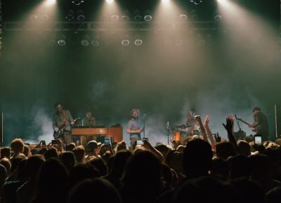 Dr. Dog ending the show with a bang. Photo: Matthew Hunter