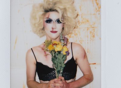 As time has passed, and as he has experienced life in—and out—of drag, he’s realized that dressing feminine makes him feel “the most like a man. When I have a bra and huge hair on, it connects me more to my masculine side.” Photo: ThatGuyGil