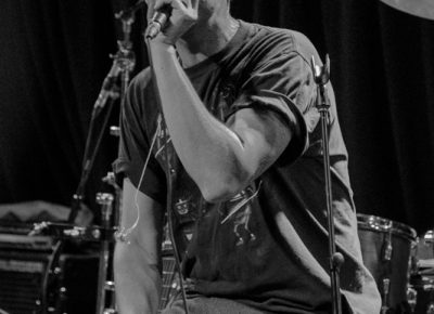 David taking a break during a powerful performance of “Keep Your Name.” Photo: Matthew Hunter