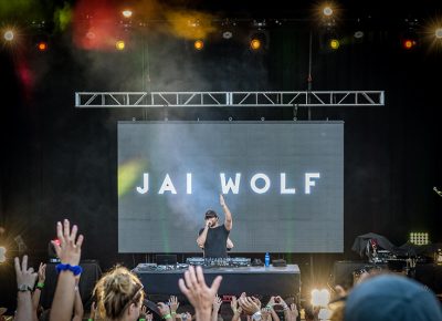 Jai Wolf enchanting the crowd. Photo: Colton Marsala