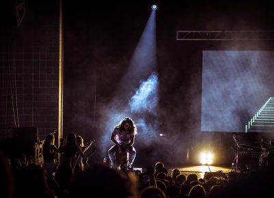 Big wild jamming out on a cajon. Photo: Colton Marsala