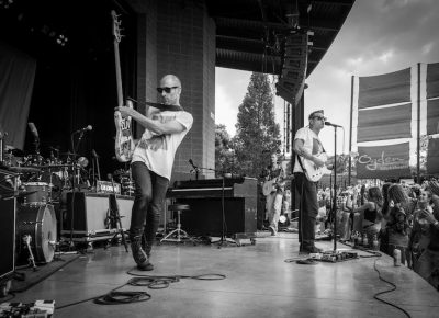 The Cold War Kids jamming on a cool breezy summer day.