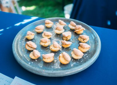 Provisions served elegant, bite-size everything bagels with duck liver mousse with Utah's Slide Ridge honey vinegar and coarse salt. Photo: @clancycoop