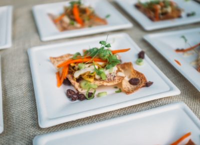 The Dispensary knocked it out of the park with taro-chip nachos topped with organic coconut oil, pickled carrots, rice wine vinegar, jack fruit, coconut milk, soy sauce, lemongrass, garlic, vegetable stock, edzucki beans and green onion. Photo: @clancycoop