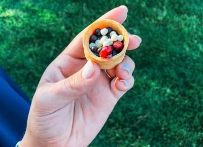 Stanza's tiny tartlets were both beautiful and delectable. Photo: @clancycoop