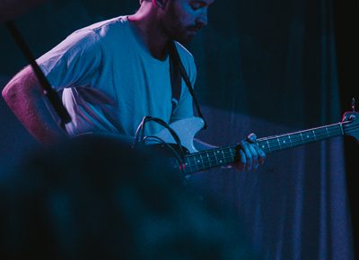 Bassist and new Wye Oak touring member William Hackney. Photo: Matthew Hunter