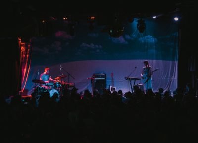 Wye Oak closing the show by harkening back to the duo days. Photo: Matthew Hunter