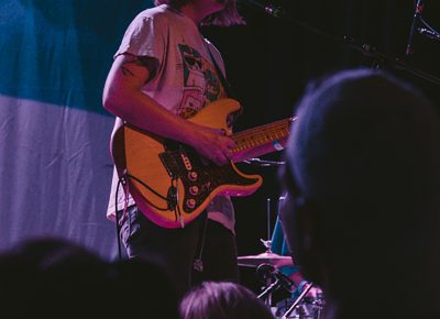 A captivated audience looks on as Madeline performs. Photo: Matthew Hunter