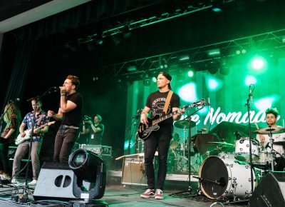 Utah band, Mojave Nomads, supporting Robert DeLong at the Twilight Concert Series. Photo: Logan Sorenson | Lmsorenson.net