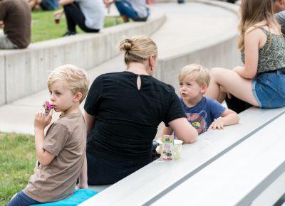 Lookin’ for trouble while enjoying a juice box.