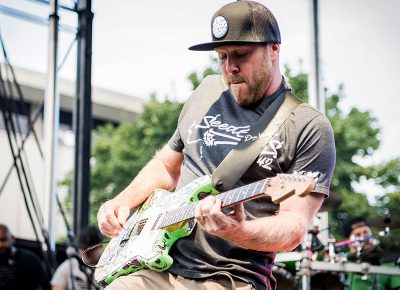 Kyle McDonald jamming out.