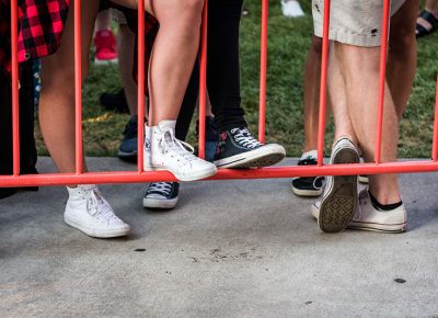 A long line of Chucks.