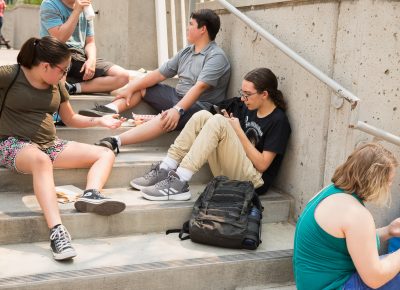 Kids taking a break from the heat at Craft Lake City. Photo: Lmsorenson.net