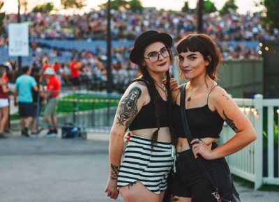 (L–R) Brooke and McKenna came out to show their Pixies love on Wednesday night.