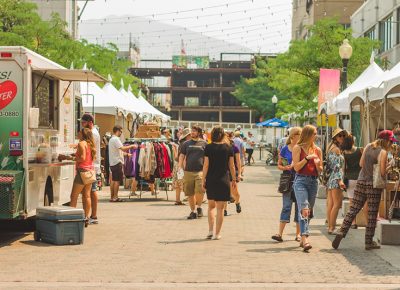 The smoke-filled Salt Lake air helped amplify the heat as we toured through the Craft Lake City DIY Festival.