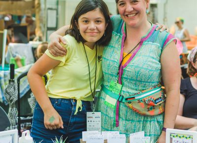 Stickers were the hot commodity at this year’s Craft Lake City DIY Festival.