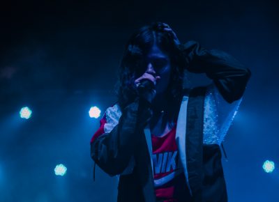 BORNS crooning to a crowd of screaming fans.