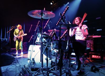 Tessa Violet and her band playing in Salt Lake City. Photo: @Lmsorenson Photography