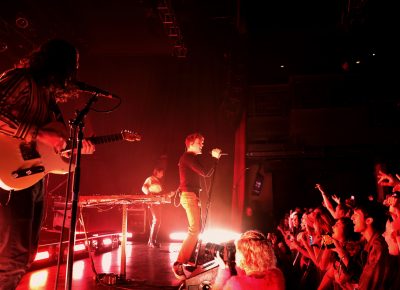 COIN and their fans pack the 2nd floor of The Depot. Photo: @Lmsorenson Photography