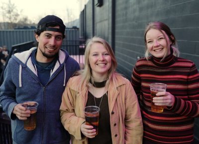 Santo invited out Rilee and birthday girl, Kaylee for a night of Flogging Molly! Photo: @Lmsorenson