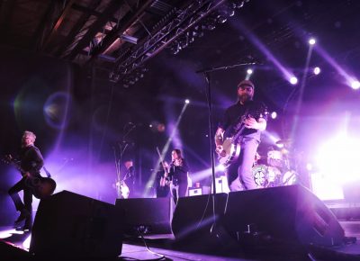 Flogging Molly on stage at the Complex in downtown Salt Lake City. Photo: @Lmsorenson