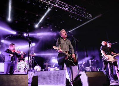 Flogging Molly playing fan favorites from their Float album such as "(No More) Paddy's Lament," "Requiem for a Dying Song" and title track "Float." Photo: @Lmsorenson