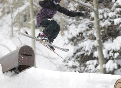 1st Place Women's Open Ski – Isabel Parada, transfer off the cannon