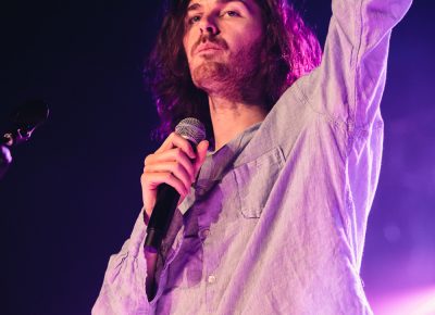 Hozier on stage in Utah at the Union Event Center in SLC. Photo: @Lmsorenson