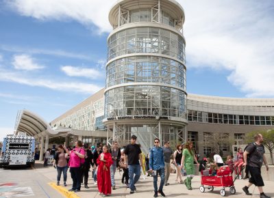 Day 2 in full swing at FanX19 outside the Salt Palace. Photo: @Lmsorenson