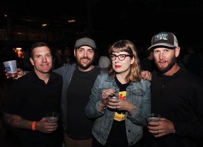 Jack, Adam, Juliette and Trevor are all set for music to begin. Photo: @Lmsorenson