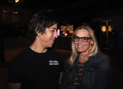 Alain and Michelle, super stoked for the show to start. Photo: @Lmsorenson