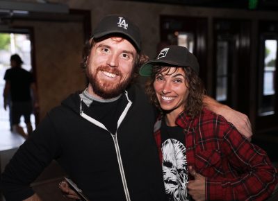 Ian and mLE pose for a photo before heading in to the show. Photo: @Lmsorenson