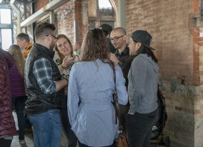 Some participants enjoying each others' company. Photo: Jayson Ross