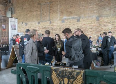 Holystone Distilling talking with the judges. Photo: Jayson Ross