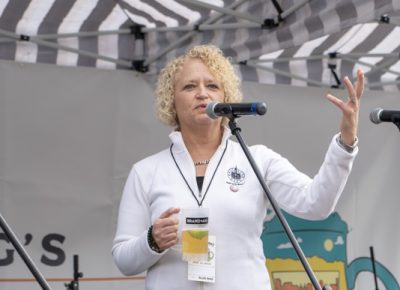 Mayor Jackie Biskupski kicking off the award ceremony. Photo: Jayson Ross