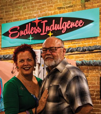(L–R): Carrie and Richard Vondrus, owners of Endless Indulgence