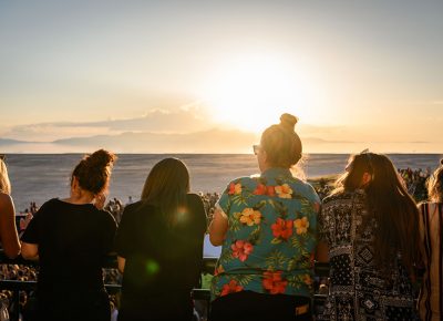 Looking towards the horizon, attendees patiently await headliner Billie Eilish. Photo: Colton Marsala