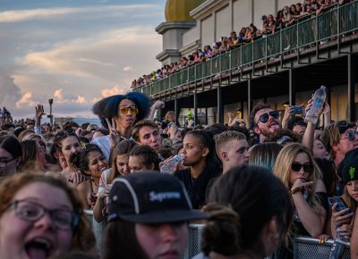 Concertgoers congregate and coexist. Photo: Colton Marsala