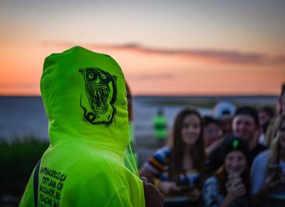 Neon green is one way to stand out and attract the attention of fans. Photo: Colton Marsala