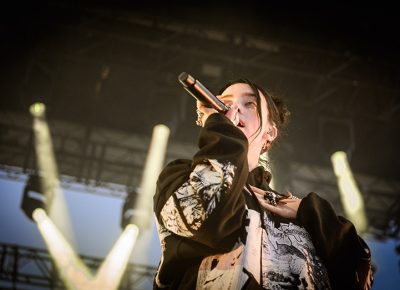 Headliner Billie Eilish serenades the sold-out crowd. Photo: Colton Marsala