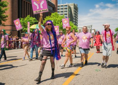 Our fearless leader Angela Brown was thrilled to see the massive turnout to this years Pride festival.