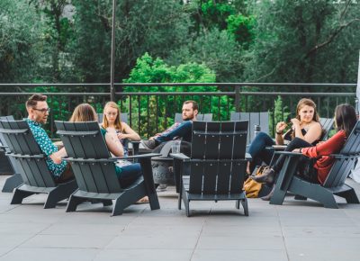 The lounge chairs and fire pit had patrons begging for a return trip on a warm summer night. Photo: Talyn Sherer